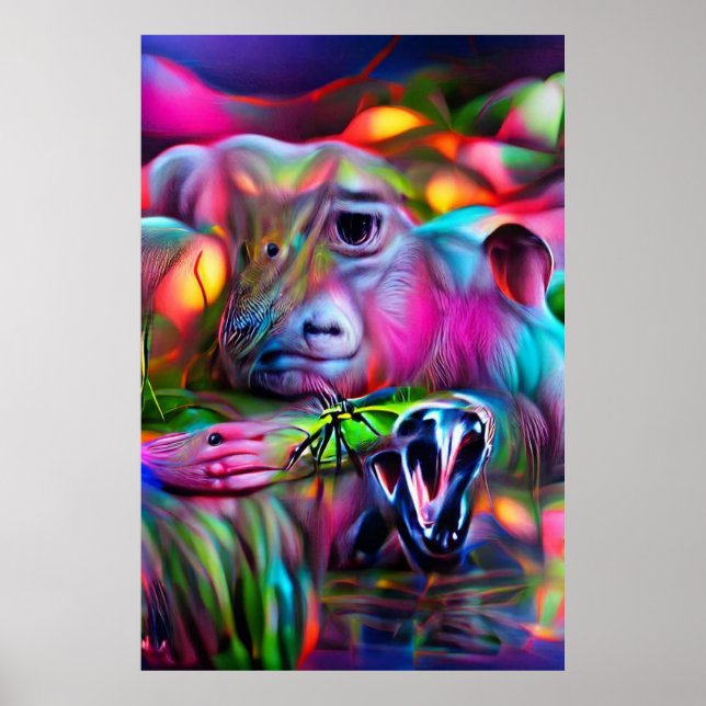 Vivid Dreamscape:  Agrizoophobia  Poster (Front)