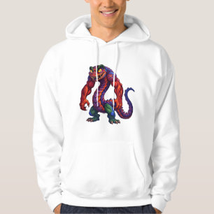 Vivid Ember Dragon Hoodie