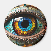 Vivid Eye Stained glass Mosaic