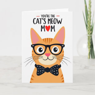 Vivid Feline Mom Card