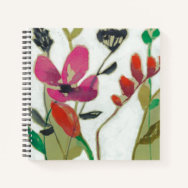 Vivid Flowers I Notebook (Front)