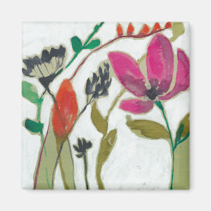 Vivid Flowers Magnet