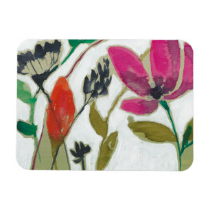Vivid Flowers Magnet