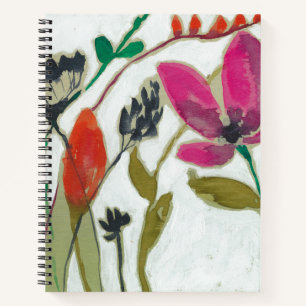 Vivid Flowers Notebook