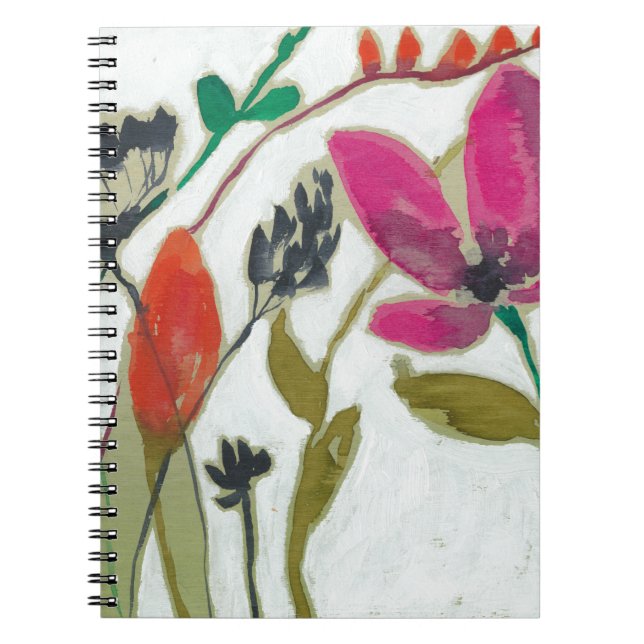Vivid Flowers Notebook (Front)