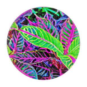 Vivid Foliage Elegance Pattern Cutting Board