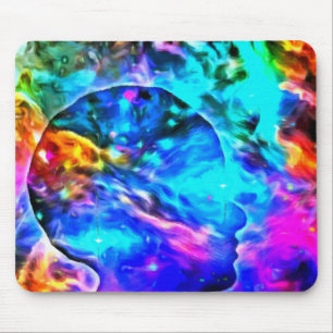Vivid Galaxy Mind Mouse Pad