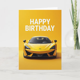 Vivid Geometric Birthday Card
