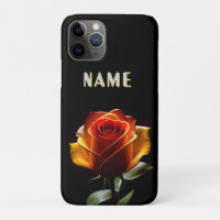 Vivid Glowing Flower with Neon Accents