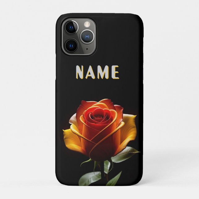 Vivid Glowing Flower with Neon Accents Case-Mate iPhone Case (Back)
