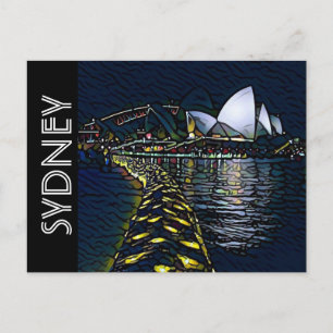 vivid house sydney postcard