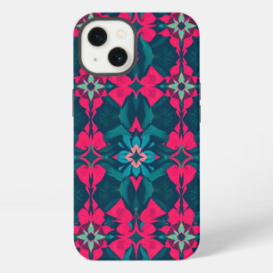 Vivid Jewel-Tone Kaleidoscope Phone Case