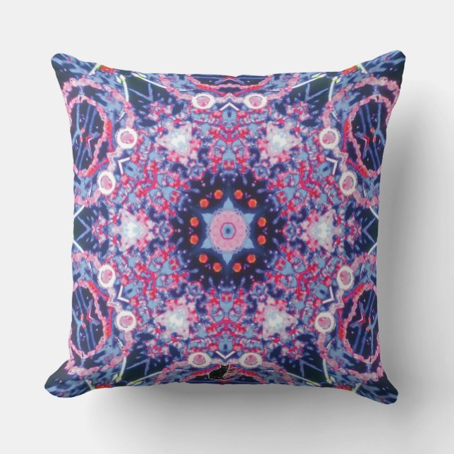 Vivid Kaleidoscope Cushion (Front)