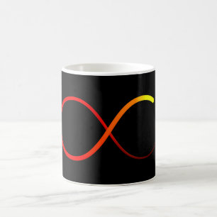 Vivid Lazy Eight Infinity Symbol V2 Coffee Mug