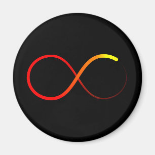 Vivid Lazy Eight Infinity Symbol V2 Magnet