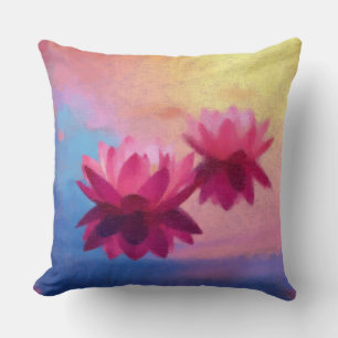 Vivid Lotus Cushion