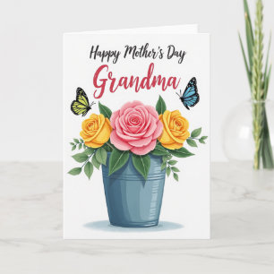 Vivid Mothers Day Floral Card