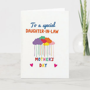 Vivid Mothers Day Shapes Card
