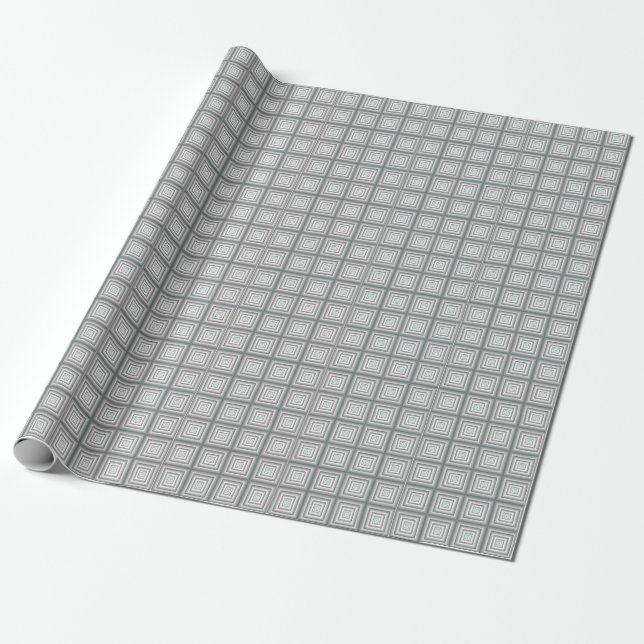 Vivid Multicolor 3D Design Matte Wrapping Paper" Paper (Unrolled)
