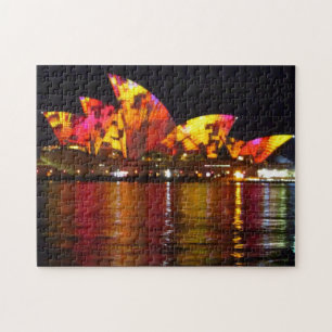 vivid opera house sails jigsaw puzzle