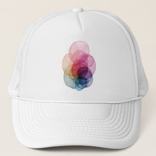 Vivid Overlap V01  Trucker Hat (Front)