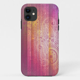Vivid Paisley Doodle Patterns iPhone 5 Case