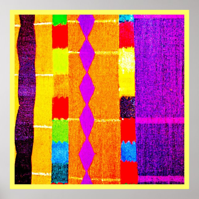 Vivid Palette Harmony Poster (Front)