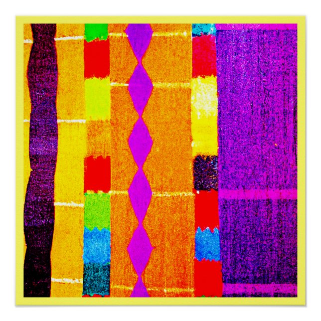 Vivid Palette Harmony Poster (Front)