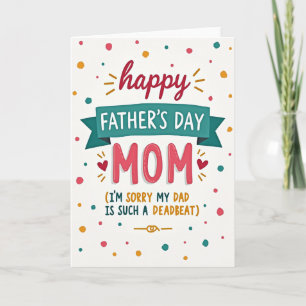 Vivid Papas Day Vector Card