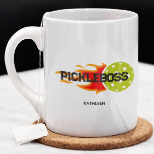 Vivid Pickle Boss Graphic Coffee Mug