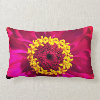 Vivid Pink and Red Lumbar Cushion