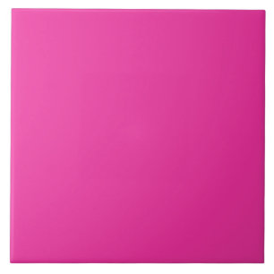 Vivid Pink Ceramic Tile. Tile