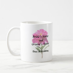 Vivid Pink Peony Coffee Mug