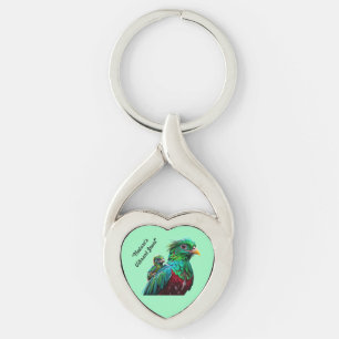 "Vivid Plume" Key Ring