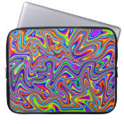 Vivid Psychedelic Neoprene Laptop Sleeve 10"–14"