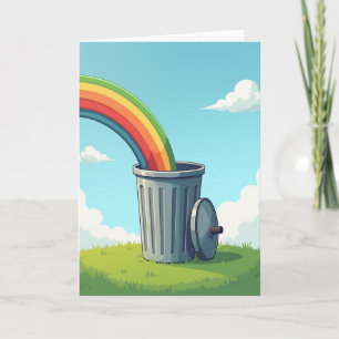 Vivid Rainbow Birthday Card