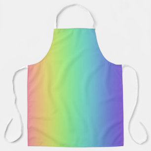Vivid Rainbow Gradient Apron