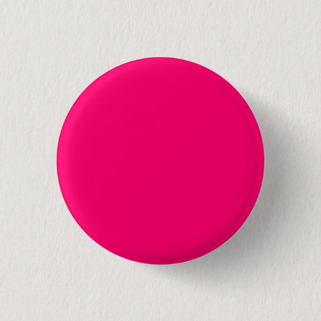 Vivid Raspberry Solid Colour 3 Cm Round Badge (Front)