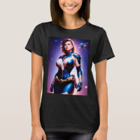 Vivid Retro 50's Female Sci Fi Space Ranger