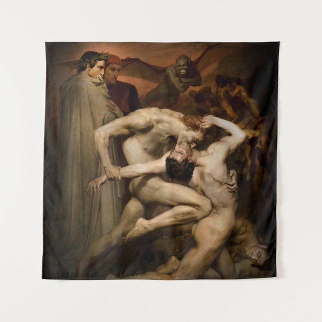 Vivid Retro - Dante and Virgil Tapestry (Front (Horizontal))