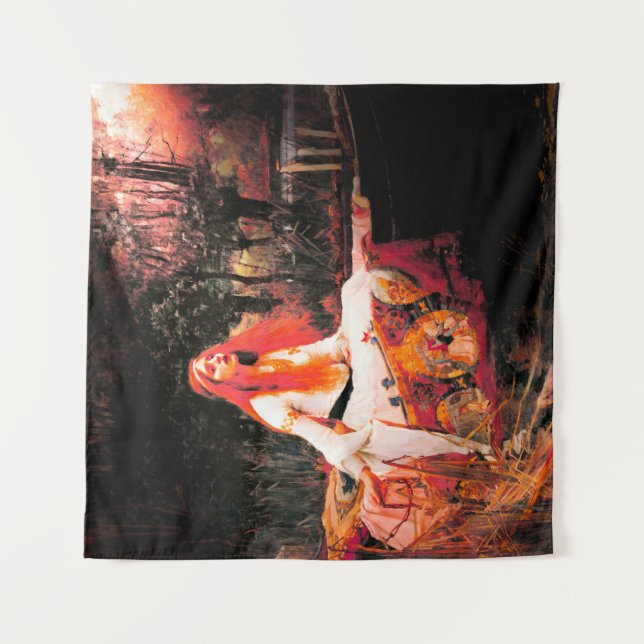 Vivid Retro - The Lady of Shalott Tapestry (Front)