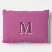 vivid solid pink monogram 