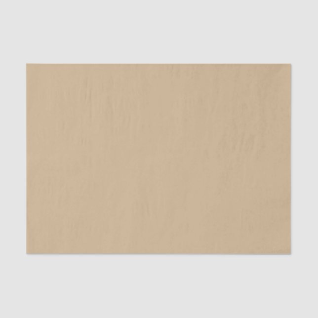 Vivid Solid Tan Tissue Paper (Front)