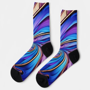 vivid spiral socks