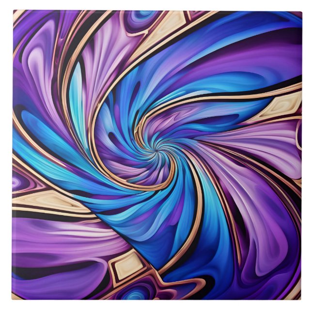 vivid spiral tile (Front)