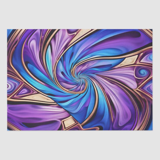 vivid spiral tissue paper (Front)