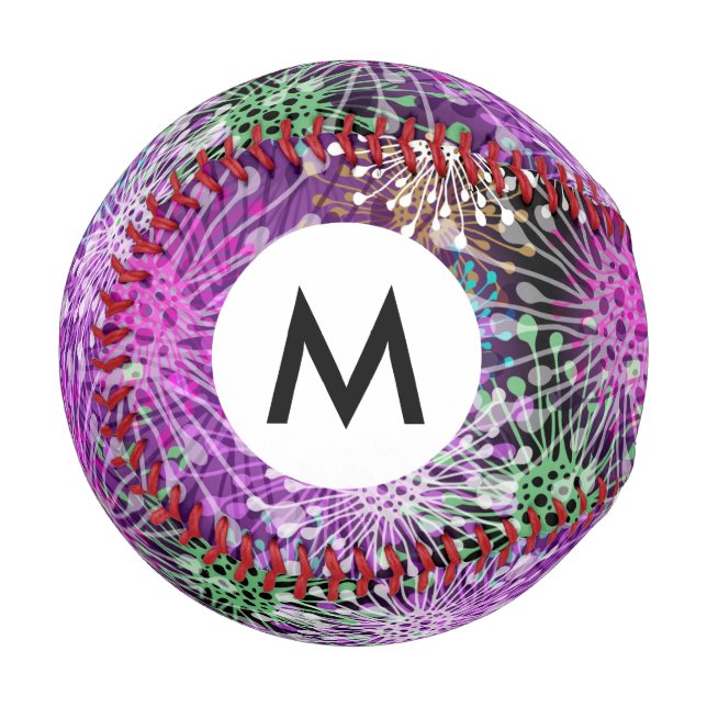 Vivid Spotty Pattern Baseball (Front Left)