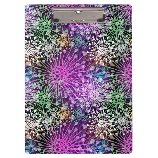Vivid Spotty Pattern Clipboard (Front)