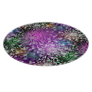 Vivid Spotty Pattern Cutting Board