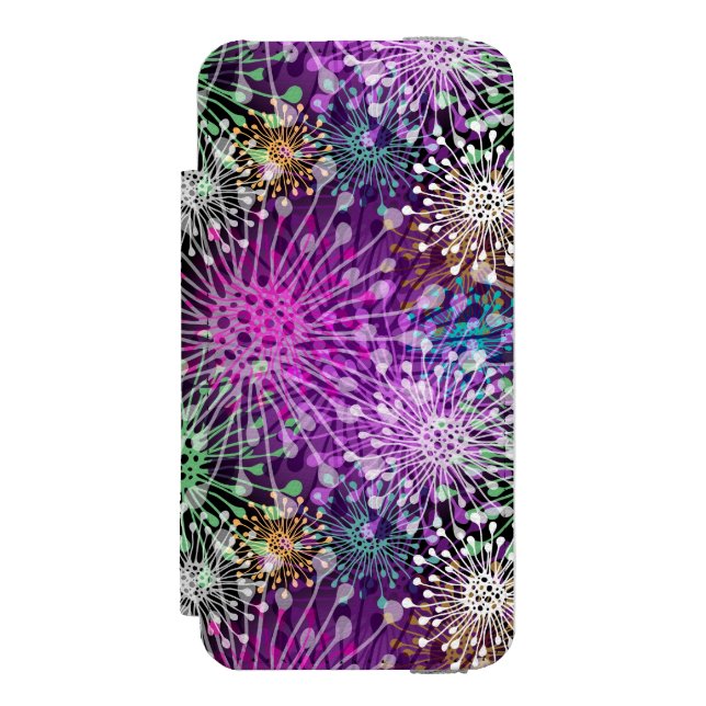 Vivid Spotty Pattern Incipio iPhone Wallet Case (Folio Front)